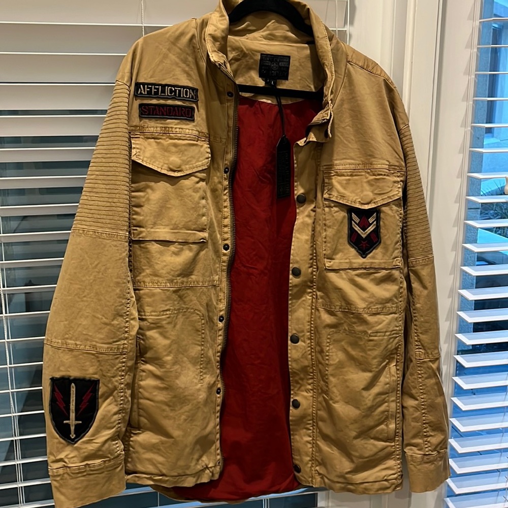 Men’s Affliction light weight jacket